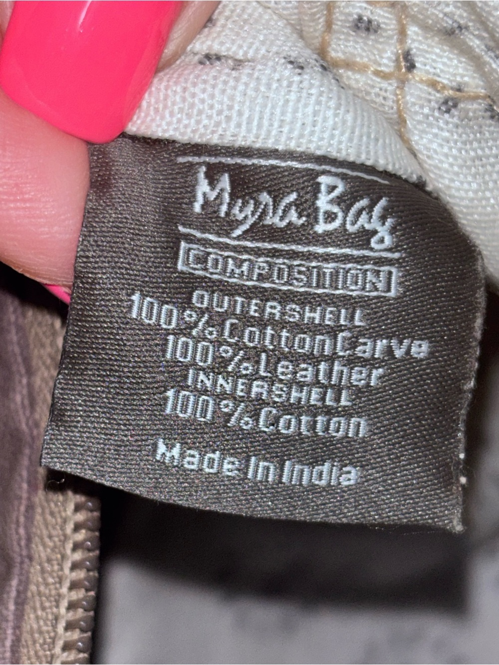 Myra Bag Archaic Canvas & Leather Crossbody - Picture 10 of 13